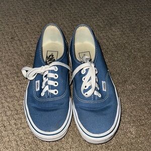 Vans Classic Blue and White Sneakers